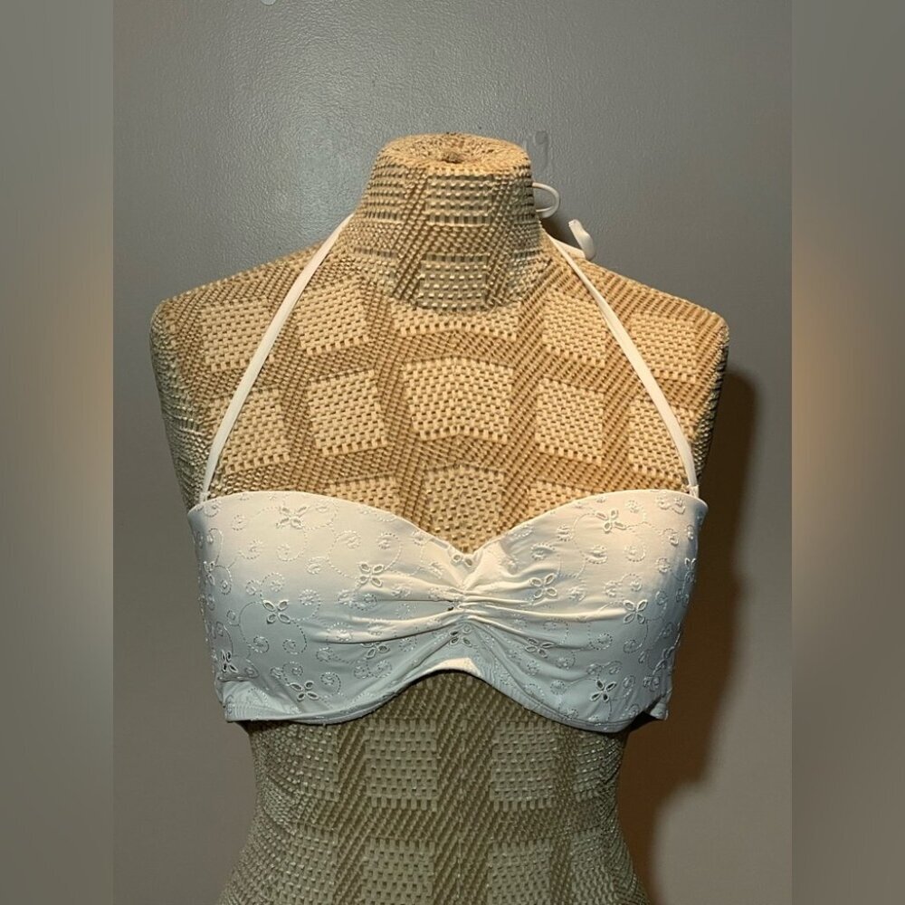Ardene Bikini Top Floral White Size Large